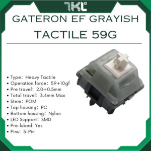 Gateron EF Grayish | Tactile | 59g